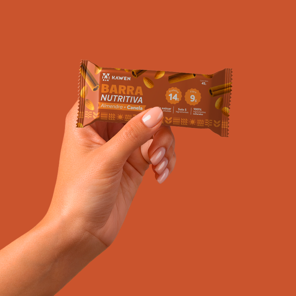 Barra Nutritiva Almendra + Canela 5 unidades