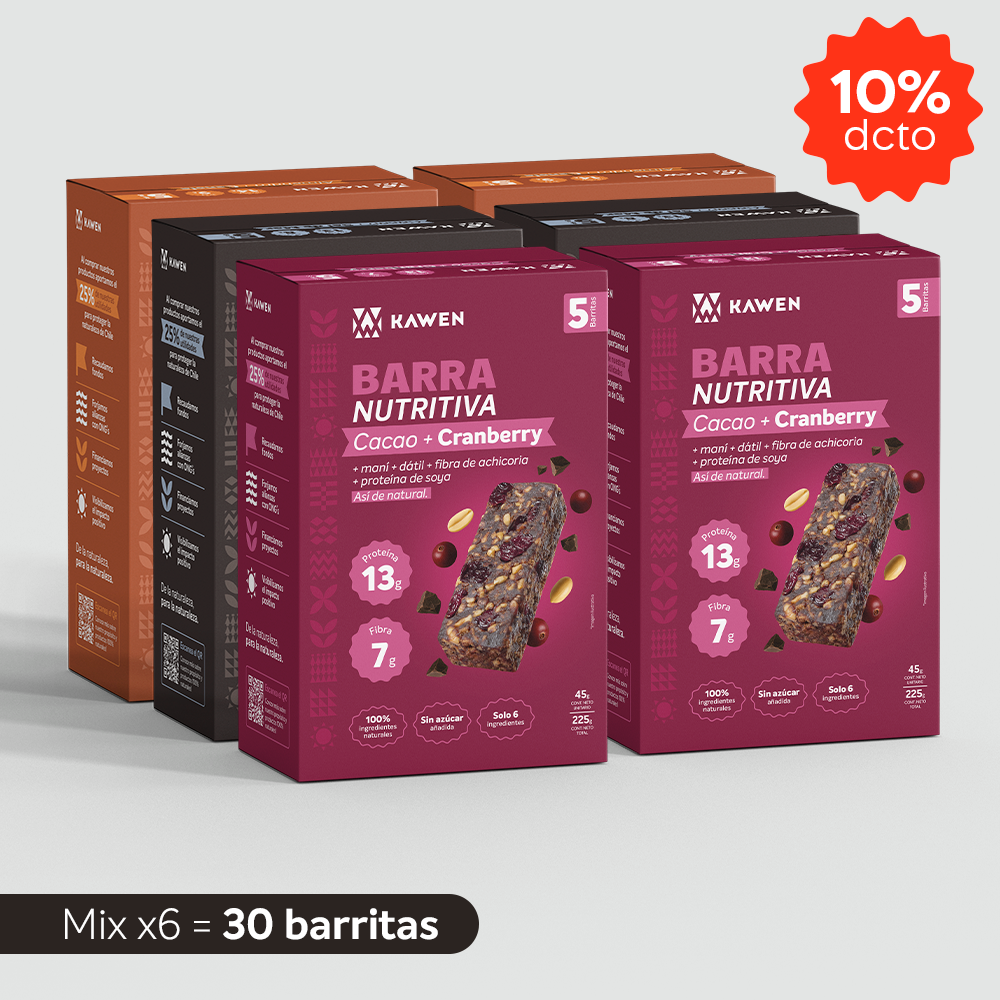 Barra Nutritiva Mix, 30 unidades