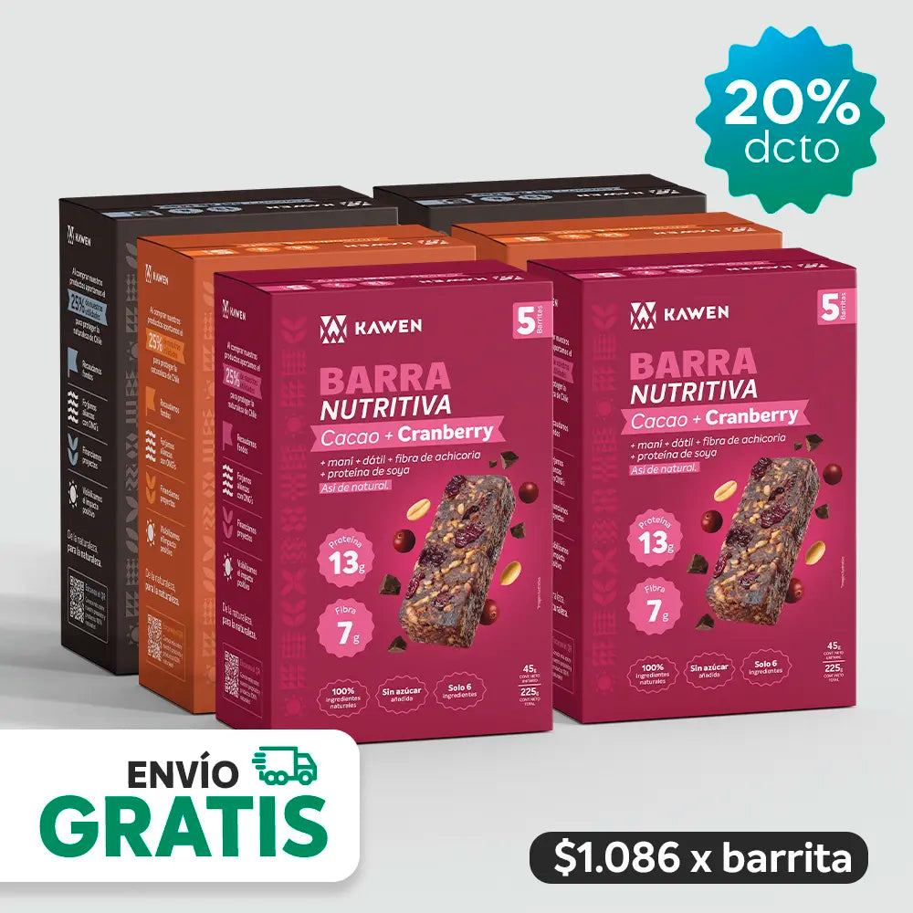 Mix Tres Sabores, Barra Nutritiva - 30 unidades