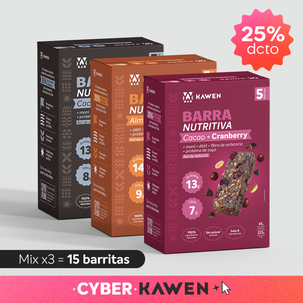 Barra Nutritiva Mix, 15 unidades